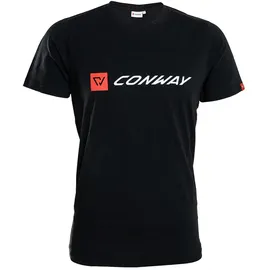 Conway Logoline Kurzarm-T-Shirt schwarz XXL