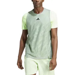 adidas Tennis-Tshirt Melbourne Pro Layering Aeroraeady 2024 grün Herren