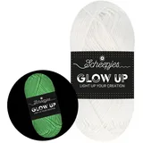 Scheepjes - Scheepjes Glow Up 1001 Luminescent White (105m) Leicht und Langlebig Garn - 1x50g