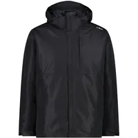 CMP Zip Hood Detachable INN.JACKET, 33Z1577D, Basic Black, 58