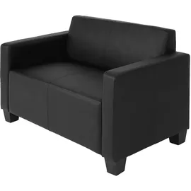 Mendler Sessel Lyon Kunstleder 2er 0 x 0 x 0 cm Schwarz