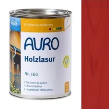Auro Holzlasur Aqua Dunkelrot 2,5 l