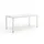 KAWOLA LONGA Gartentisch 180 x 90 x 75 cm Hellgrau