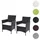 MCW Hamar Poly-Rattan Gartensessel 59 x 60 x 83 cm anthrazit 2 St.