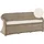 Beliani Gartenbank 189 x 0 x 0 cm Naturfarben