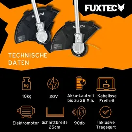 FUXTEC Akku Motorsense FX-E2MSSET