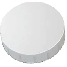 Maul Rundmagnet Solid 24 mm 0,6 kg Haftkraft 10 Stück weiß Packung mit 24 Stück