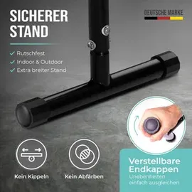 PULLUP & DIP Fitness Parallettes Schwarz