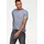 Bruno Banani T-Shirt BRUNO BANANI, Herren, Gr. 3XL (64/66), blau (blau, meliert), Single Jersey, Obermaterial: 60% Baumwolle, 40% Polyester, meliert, slim fit, Rundhals, Shirts T-Shirt, Kurzarm, Slim Fit, unifarben, Rundhalsausschnitt, Topseller