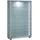 VCM Standvitrine Lumo Mini 59 x 18 x 90 cm Silber