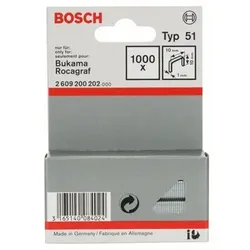 Flachdrahtklammer Typ 51 10x1x10mm 1.000er-Pack (2609200202)
