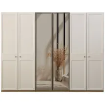 JVmoebel Kleiderschrank 62 x 215 x 255 cm Weiß