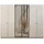JVmoebel Kleiderschrank 62 x 215 x 255 cm Weiß