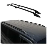 Omac Dachreling für Mercedes Vito W639 W447 2003-2023 L2 Langer Radstand Alu Schwarz