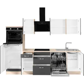 OPTIFIT Küchenzeile Faro 270 cm grau