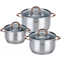 Kinghoff Topfset 45736 - Silber
