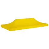 vidaXL Partyzelt-Dach 6x3 m Gelb 270 g/m2