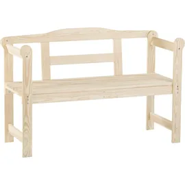 iWerk Holzbank Kiefer natur 118 x 43,6 x 73,5 cm