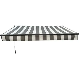 Garden Pleasure Gelenkarmmarkise 300 x 200 cm grau
