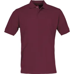 Russell Adults Hardwearing Polycotton Polo, burgundy, XXS