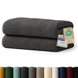 Blumtal Premium Frottier Handtuchset 70 x 140 cm grau 2 St.