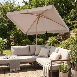 Sekey Balkonschirm 200 x 125 cm Taupe
