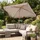 Sekey Balkonschirm 200 x 125 cm Taupe