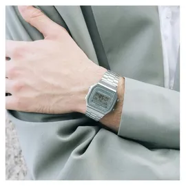 Casio A168wa-3ayes Uhr Silver One Size