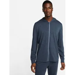 NIKE Herren Yoga-Sweatjacke "Nike Yoga Dri-Fit", DIFFUSED BLUE/OBSIDIAN/GRAY, S