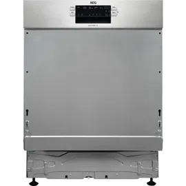 AEG FEE53610ZM Einbau-Geschirrspüler (teilintegrierbar, 600 mm breit, Edelstahl)