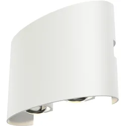 Maytoni Outdoor Architekturbeleuchtung, Weiß, IP54, Metall, 3000K, 4W – Kompakt und energieeffizient