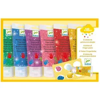 Djeco Fingerfarben Glitzer 6 St. 6 Farben