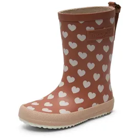 Bisgaard Gummistiefel Sweethearts Braun/Weiß 32