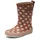 Bisgaard Gummistiefel Sweethearts Braun/Weiß 32
