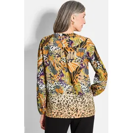 GOLDNER Elegante Printbluse Gelb 20