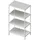 Stalgast Regal mit glatten Böden, 1300x400x1800 mm, Selbstmontage
