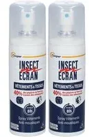 INSECT ÉCRAN Spray Vêtements & Tissus Liquide 2x100 ml