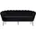 VCM ebuy24 Nice Sofa 3 Personen Velour Schwarz