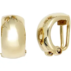 Paar Ohrclips JOBO, gold (gelbgold 333), Ohrringe, Damen, Gelbgold 333, 333 Gold