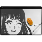 CEP Schreibtischunterlage Manga schwarz/weiß Kunststoff 58,5 x 38,5 cm, 1 St.