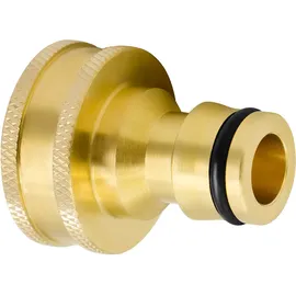 VARIOSAN Regentonnendurchführung 1" Messing gold