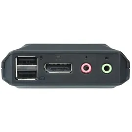 ATEN CS22DP-AT 2-Port USB DisplayPort KVM Switch schwarz