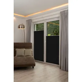 K-HOME Klemmfix-Plissee 65 x 130 cm Anthrazit