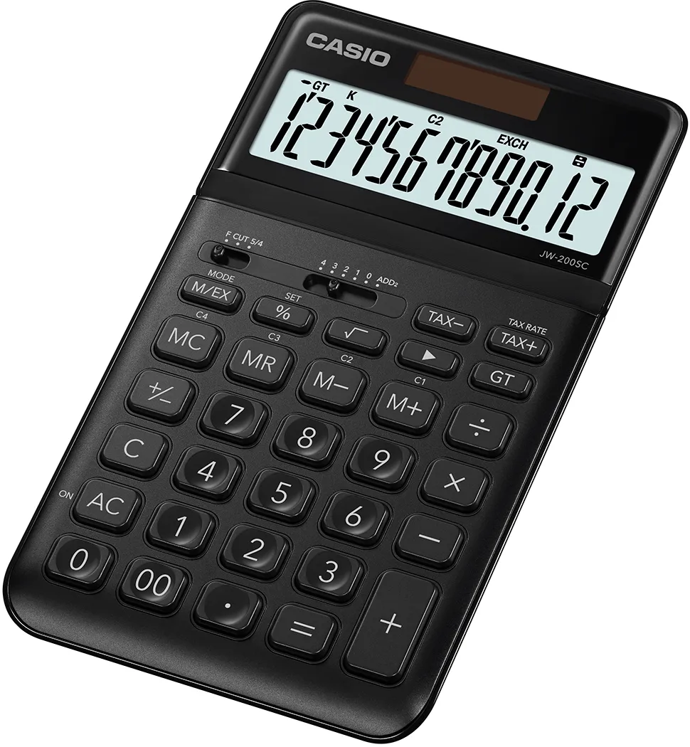 Preisvergleich Produktbild Casio JW-200SC - Desktop-Taschenrechner - 12 Stellen