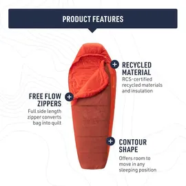 Sea to Summit Hamelin-9c Schlafsack - Red - Normal