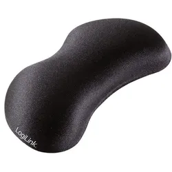 LogiLink Handgelenkstützendes Gelkissen in Schwarz, rutschfeste ergonomische Handgelenkauflage
