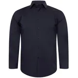 Boss H-hank Kent Langarmhemd Dark Blue 41 Regular