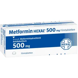 Metformin Hexal 500 mg Filmtabletten 180 St