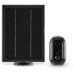 Hama Überwachungskamera (1080p) mit Akku, Solar - Schwarz