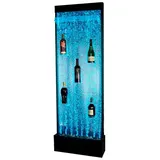 Xlmoebel Zimmerbrunnen Regal mit LED-Beleuchtung für Wasserwand-Säule, (Led Bar), Hergestellt in Europa weiß